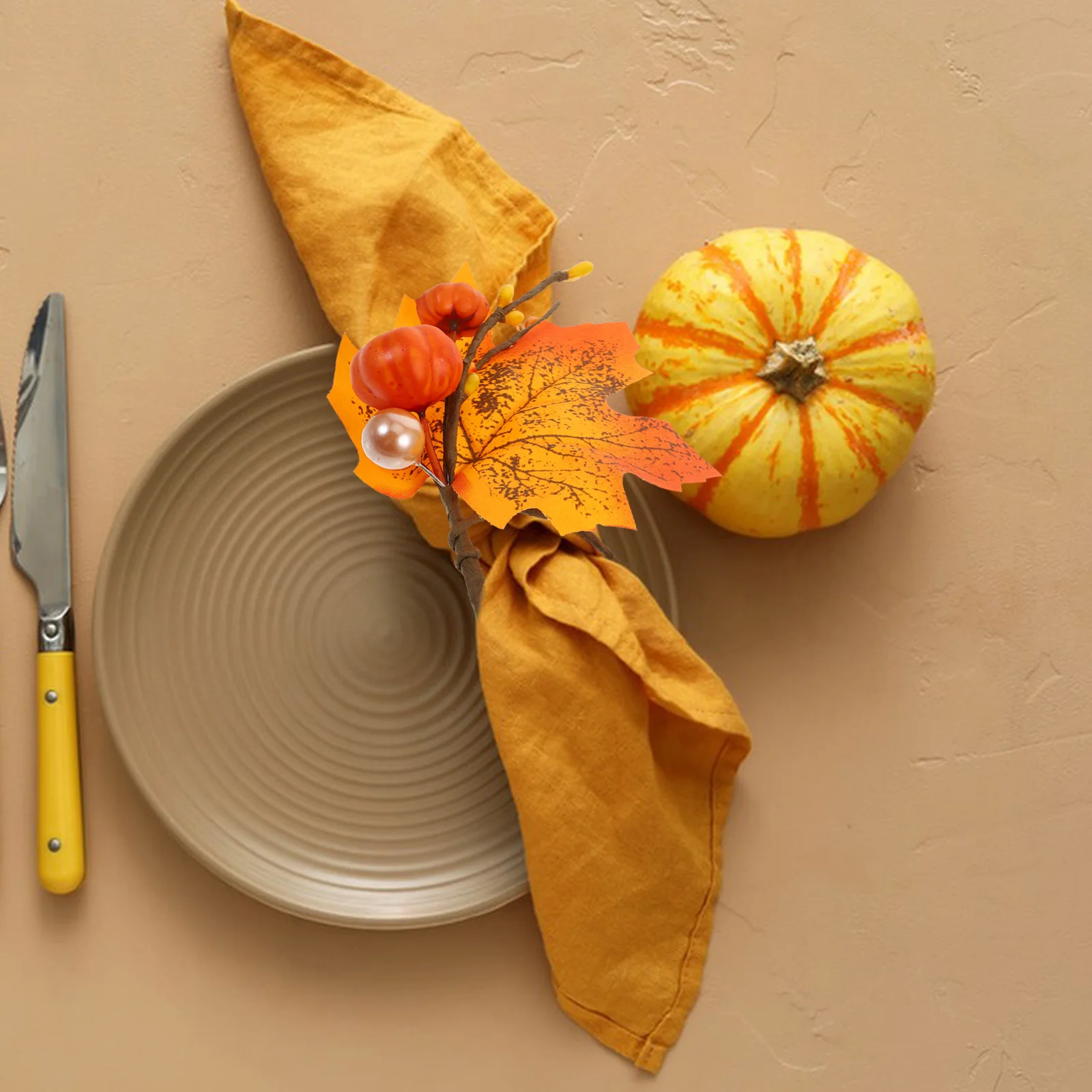 2Pcs Thanksgiving Napkin Rings Maple Leaf Design Fall Napkin Holders for Festival Table Setting Party Decorations 
2Pcs Thanksgiving Napkin Rings Maple Leaf Design Fall Napkin Holders for Festival Table Setting Party Decorations