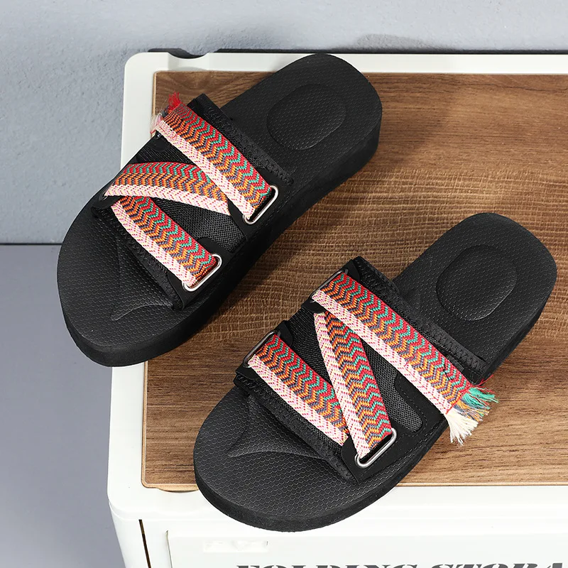 Men Casual Slippers Fashion Indoor Outdoor Beach Men Black Sandals Increase Height Round Toe Non-Slip Unisex Zapatos Hombre
Men Casual Slippers Fashion Indoor Outdoor Beach Men Black Sandals Increase Height Round Toe Non-Slip Unisex Zapatos Hombre