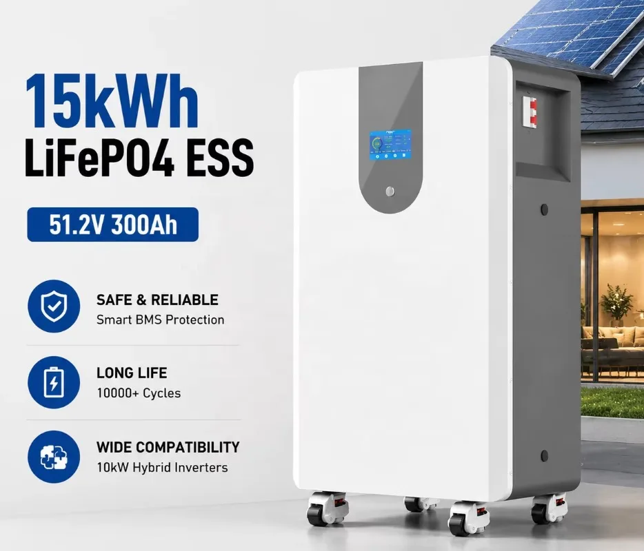 15KWh Battery Pack 51.2V 15kw Lithium Battery 280Ah 14KWh LFP Lifepo4 48V Solar Batteries Household Solar Energy Storage
15KWh Battery Pack 51.2V 15kw Lithium Battery 280Ah 14KWh LFP Lifepo4 48V Solar Batteries Household Solar Energy Storage