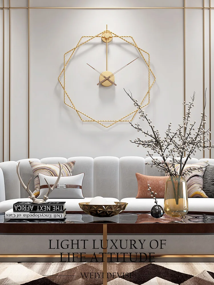 Light Luxury Clock Wall Clock High-end New Modern Minimalist Fashion Home Decoration Clock Wall
Light Luxury Clock Wall Clock High-end New Modern Minimalist Fashion Home Decoration Clock Wall