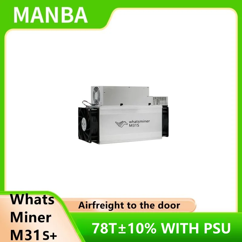 Майнер Whatsminer M31S + 78T ± 10% б/у с блоком питания, Майнер Asic M31S M31S + BTC BTH для майнинга
Майнер Whatsminer M31S + 78T ± 10% б/у с блоком питания, Майнер Asic M31S M31S + BTC BTH для майнинга