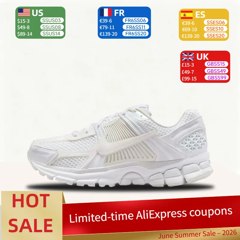 Nike Zoom Vomero 5 Women's Low-Top Running Shoes - Soft, Comfortable, Slip-Resistant, Durable - White IB4397-100
Nike Zoom Vomero 5 Women's Low-Top Running Shoes - Soft, Comfortable, Slip-Resistant, Durable - White IB4397-100