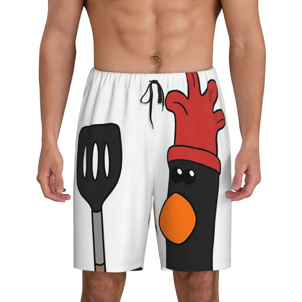 Мужские короткие пижамные шорты Custom Feathers McGraw - Kitchen Spatula, нижняя часть пижамы, шорты для сна и отдыха, спальные штаны
Мужские короткие пижамные шорты Custom Feathers McGraw - Kitchen Spatula, нижняя часть пижамы, шорты для сна и отдыха, спальные штаны