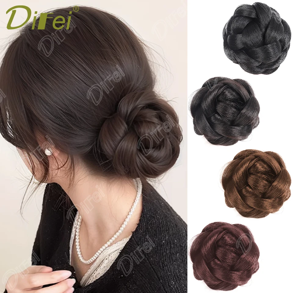 DIFEI Synthetic Doughnut Bun Wig Fashion Elegant Large Grip Straight Doughnut Bun Clip On The Head For Ladies To Wear Daily
DIFEI Synthetic Doughnut Bun Wig Fashion Elegant Large Grip Straight Doughnut Bun Clip On The Head For Ladies To Wear Daily