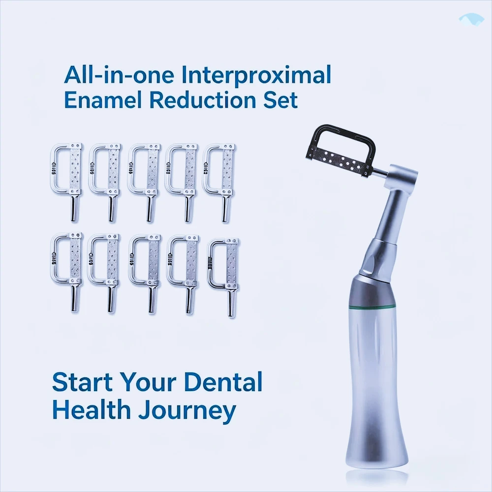 4:1 Dental IPR Handpiece Orthodontic Enamel Reduction Instrument
4:1 Dental IPR Handpiece Orthodontic Enamel Reduction Instrument