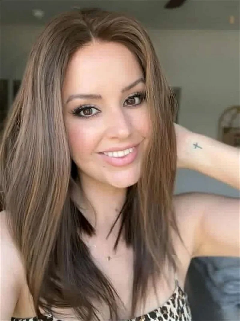Natural Hair Dark Brown Highlights Lace Front Wig 12inch Short Straight Bob Wig Synthetic Wear and Go Glueless Wig
Natural Hair Dark Brown Highlights Lace Front Wig 12inch Short Straight Bob Wig Synthetic Wear and Go Glueless Wig