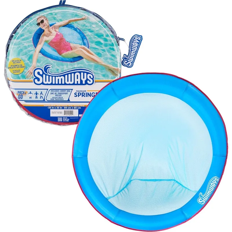 SwimWays Spring Float Premium Papasan Pool Lounger, Inflatable Pool Floats Adult with Fast Inflation for Ages 15 & Up
SwimWays Spring Float Premium Papasan Pool Lounger, Inflatable Pool Floats Adult with Fast Inflation for Ages 15 & Up