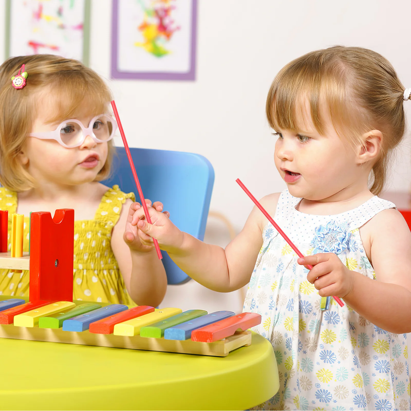 50Pcs Rhythm Sticks Wooden Music Instruments for Students Replacement Drumsticks Great for Birthday Gifts and Educational Use
50Pcs Rhythm Sticks Wooden Music Instruments for Students Replacement Drumsticks Great for Birthday Gifts and Educational Use