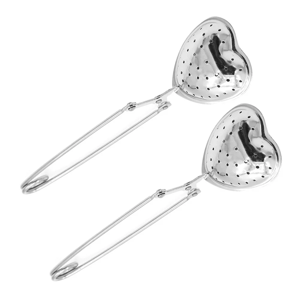 2Pcs Creative Heart Shape Stainless Steel Tea Infuser Filter Strainer Reusable for Loose Leaf Tea Herbs Spices Home Use
2Pcs Creative Heart Shape Stainless Steel Tea Infuser Filter Strainer Reusable for Loose Leaf Tea Herbs Spices Home Use