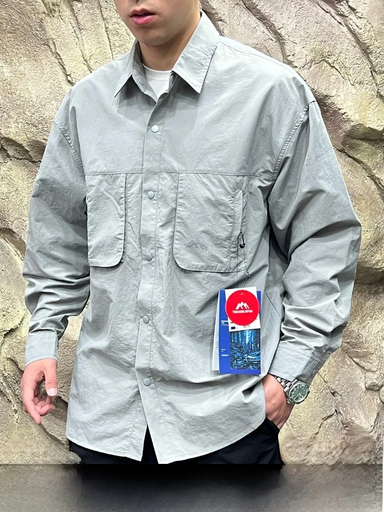 Loose Fit Men's Outdoor irt Sun Protection High-End Sle 3D Workwear Cut Spring Summer Faionable Breathable Polyester
Loose Fit Men's Outdoor irt Sun Protection High-End Sle 3D Workwear Cut Spring Summer Faionable Breathable Polyester