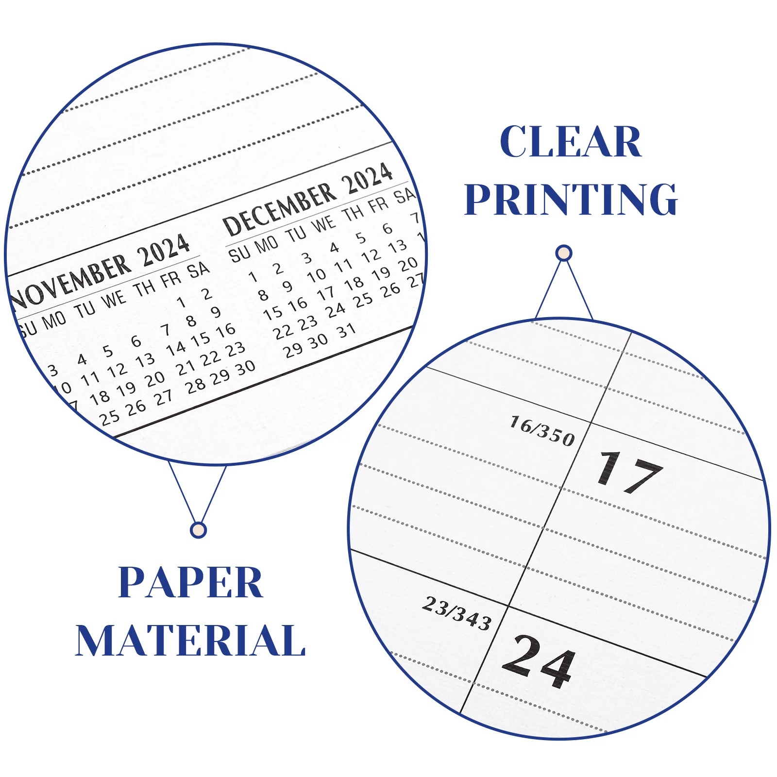 Wall Calendar 2024 2025 English Monthly Planner Household Hanging Office Accessory Clear Printed Daily Schedule Design
Wall Calendar 2024 2025 English Monthly Planner Household Hanging Office Accessory Clear Printed Daily Schedule Design
