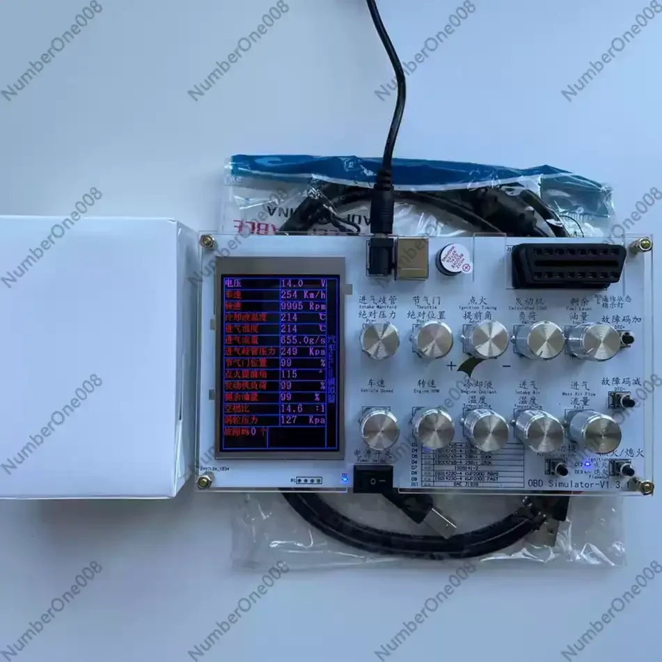 Automotive OBD Simulator /ECU Simulator Development And Testing ELM327 Development Support J1939 With/without Screen
Automotive OBD Simulator /ECU Simulator Development And Testing ELM327 Development Support J1939 With/without Screen