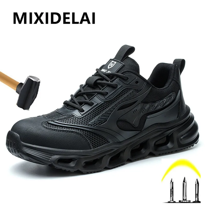 Work Sneakers for Men Safety Shoes Anti-smash Anti puncture Indestructible shoes Breathable comfort Steel Toe Protection Shoes
Work Sneakers for Men Safety Shoes Anti-smash Anti puncture Indestructible shoes Breathable comfort Steel Toe Protection Shoes