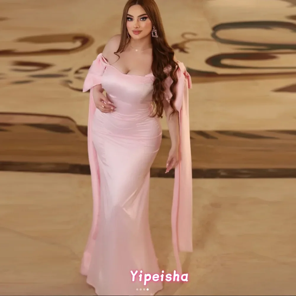 Customized Pink Evening Gowns Off the Shoulders Elegant Party Dresses for Special Occasions Women's Porm Gown Mermaid
Customized Pink Evening Gowns Off the Shoulders Elegant Party Dresses for Special Occasions Women's Porm Gown Mermaid