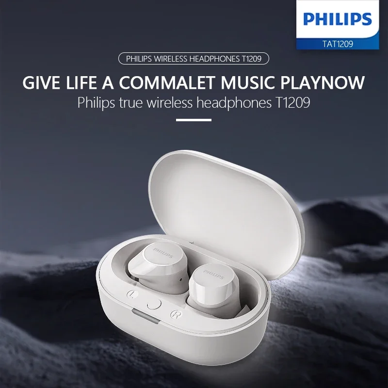 Оригинальные беспроводные наушники Philips TAT1209, Bluetooth 5,3, Hi-Fi стерео игровая гарнитура, AI Mic, HD наушники с шумоподавлением для вызова
Оригинальные беспроводные наушники Philips TAT1209, Bluetooth 5,3, Hi-Fi стерео игровая гарнитура, AI Mic, HD наушники с шумоподавлением для вызова