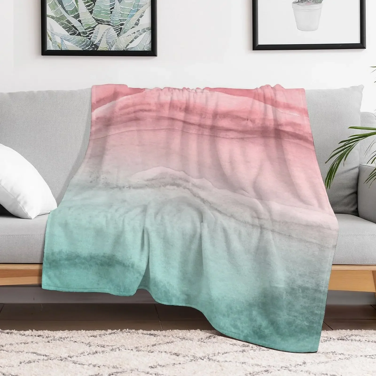 Watercolor Agate Large Pattern - Pink and Green Throw Blanket Thermal sofa bed Blankets
Watercolor Agate Large Pattern - Pink and Green Throw Blanket Thermal sofa bed Blankets