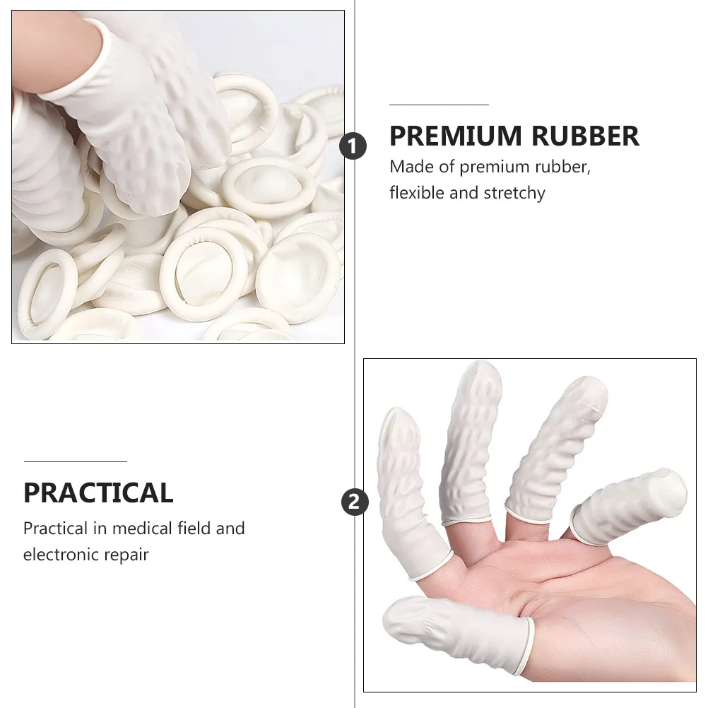 Finger Protectors Premium Rubber Small Fingertip Gloves Thumb Supplies Practical Medical Electronic Repair
Finger Protectors Premium Rubber Small Fingertip Gloves Thumb Supplies Practical Medical Electronic Repair