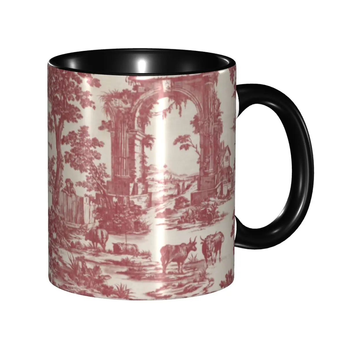 Toile De Jouy Rural Life Coffee Mugs DIY Personalized Ceramic Tea Milk Mug
Toile De Jouy Rural Life Coffee Mugs DIY Personalized Ceramic Tea Milk Mug