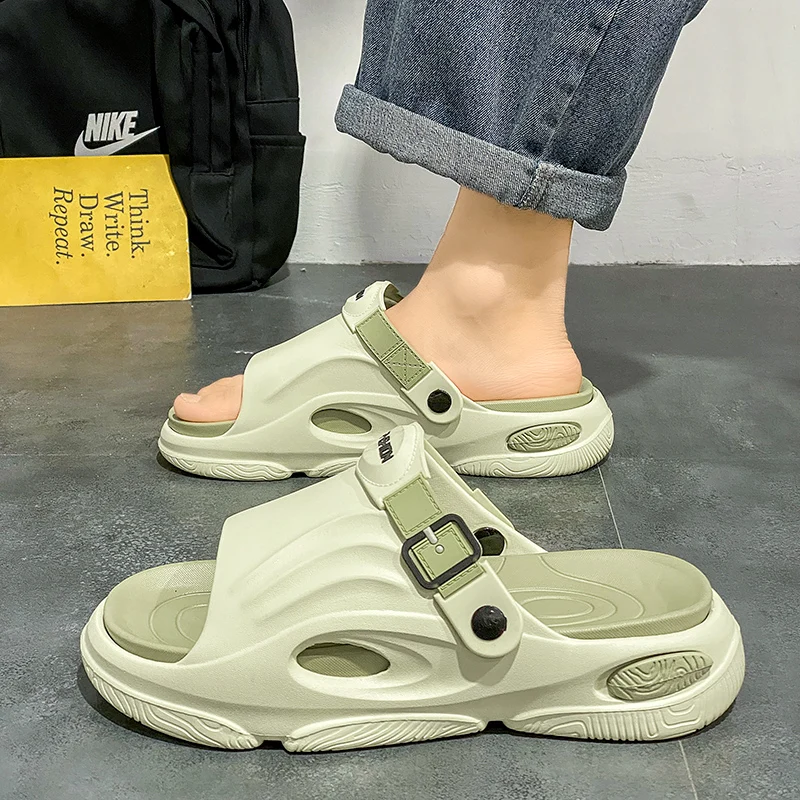 Coconut Themed Men's Slippers Summer Outdoor Anti-Slip Driving Comfortable Thick Bottom Sports Casual Beach Sandals
Coconut Themed Men's Slippers Summer Outdoor Anti-Slip Driving Comfortable Thick Bottom Sports Casual Beach Sandals