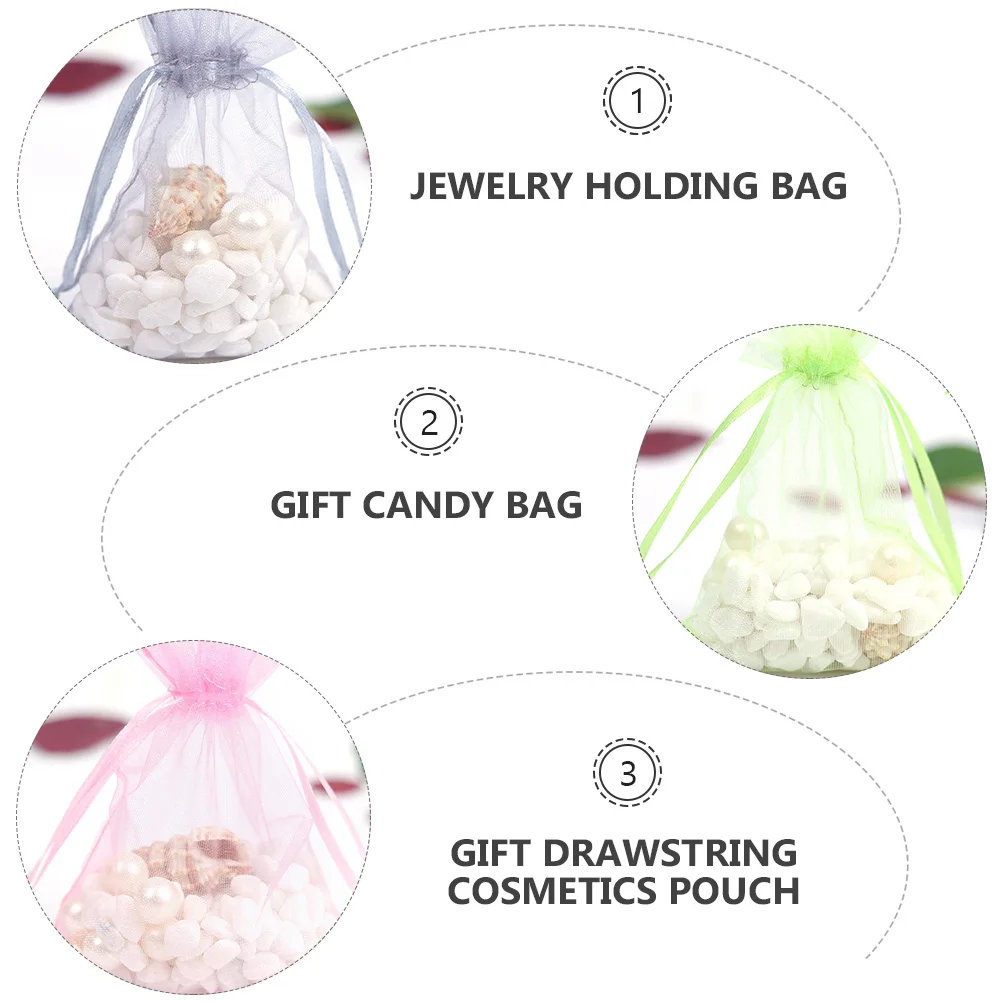 25 Pcs Cosmetics Trial Bagging Drawstring Bags Goodies Mini Pouch Organza Sheer Cloth Sachet Makeup
25 Pcs Cosmetics Trial Bagging Drawstring Bags Goodies Mini Pouch Organza Sheer Cloth Sachet Makeup