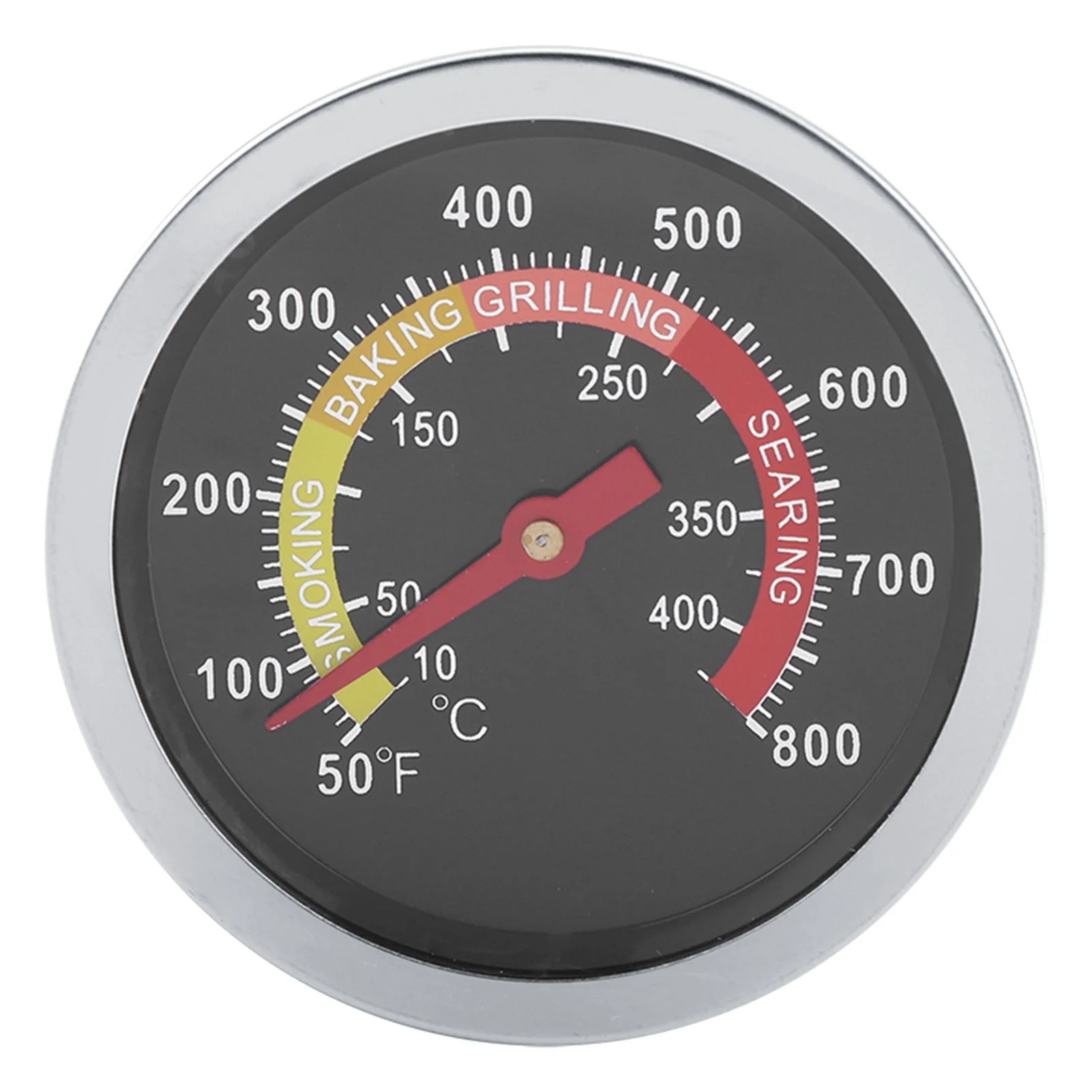 50~800℉ Stainless Steel BBQ Thermometer Temperature Gauge for Barbecue Cooking
50~800℉ Stainless Steel BBQ Thermometer Temperature Gauge for Barbecue Cooking