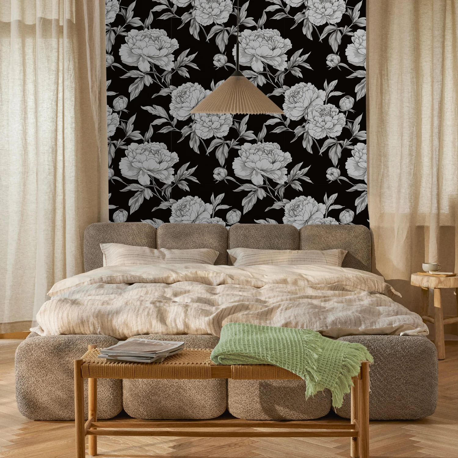 Retro flower self-adhesive wallpaper, detachable waterproof wall sticker, suitable for living room home decoration stickers
Retro flower self-adhesive wallpaper, detachable waterproof wall sticker, suitable for living room home decoration stickers