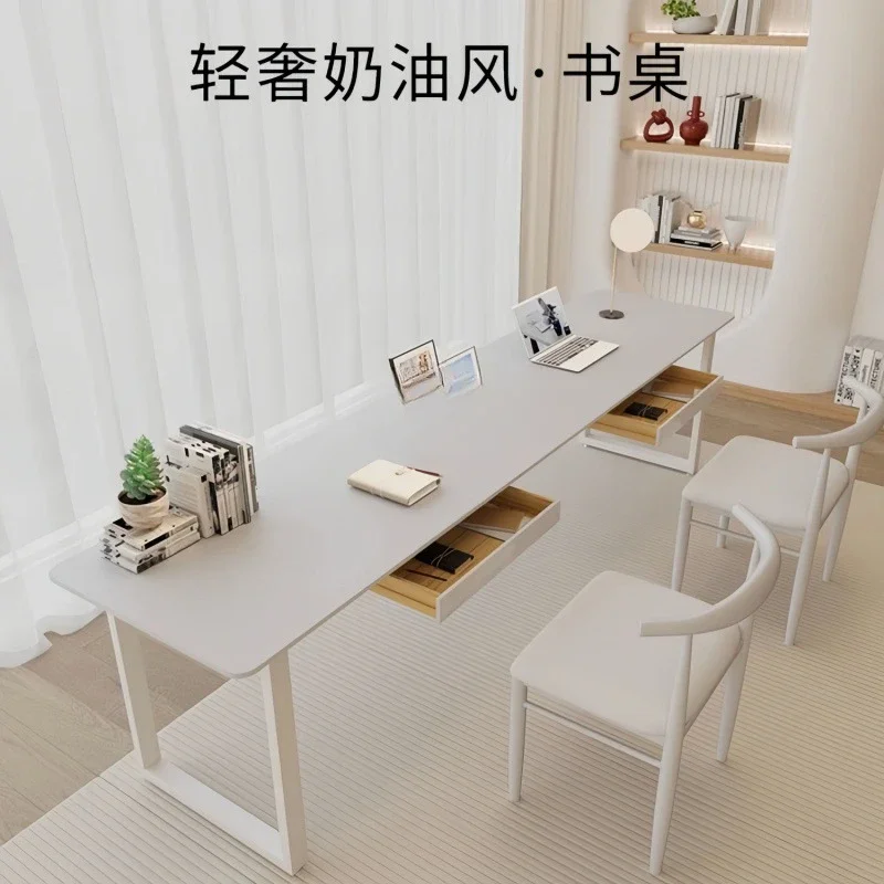 NEW Rock double desk desktop computer desk cream wind pure white long home balcony narrow strip against the wall.
NEW Rock double desk desktop computer desk cream wind pure white long home balcony narrow strip against the wall.