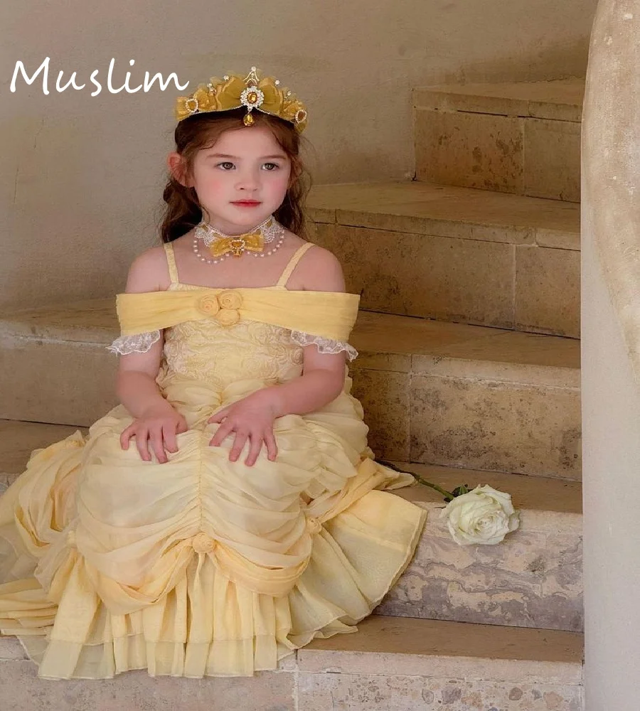 Желтое платье с цветочным узором для девочек в стиле Belle для малышей, плиссированное шифоновое кружевное детское платье на день рождения, костюм принцессы, косплей по индивидуальному заказу
Желтое платье с цветочным узором для девочек в стиле Belle для малышей, плиссированное шифоновое кружевное детское платье на день рождения, костюм принцессы, косплей по индивидуальному заказу