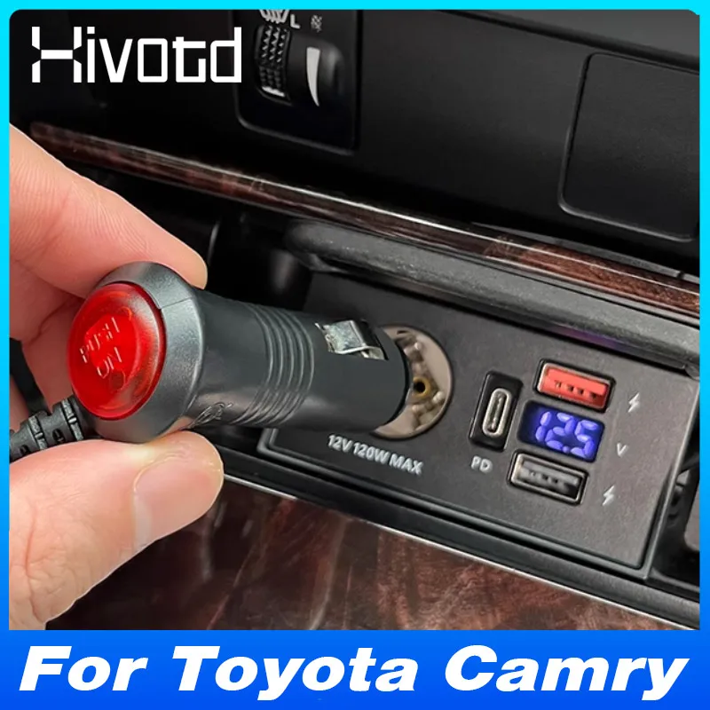 For Toyota Camry Car Charger Cigarette Lighter Splitter Sockets Modification Fast Cell Phone Charging Adapter Parts 2007-2018
For Toyota Camry Car Charger Cigarette Lighter Splitter Sockets Modification Fast Cell Phone Charging Adapter Parts 2007-2018