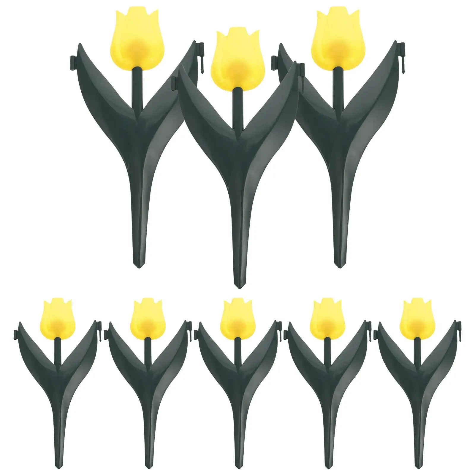 8 Pcs Garden Decorations Land Tulip Stake Fence Stakes Flower Adornment Plastic Yard Ornament
8 Pcs Garden Decorations Land Tulip Stake Fence Stakes Flower Adornment Plastic Yard Ornament