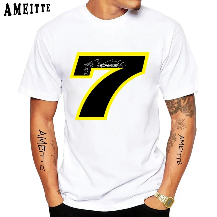 Legend Chaz Davies 7 GP Racing Classic T-Shirt New Men Short Sleeve Adventure Sport Casual White Tops Man Motorcycle Rider Tees
Legend Chaz Davies 7 GP Racing Classic T-Shirt New Men Short Sleeve Adventure Sport Casual White Tops Man Motorcycle Rider Tees