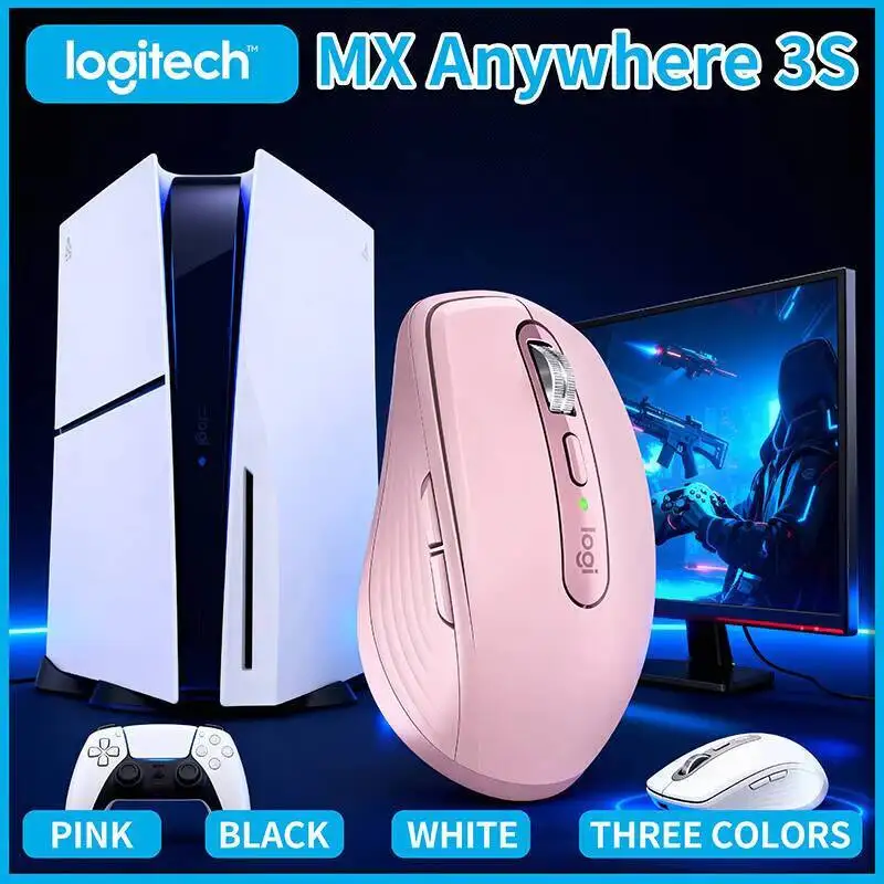 Travel MX Anywhere 3S - 8000 DPI, 3-Device Connect, Silent Click, Perfect for Outdoor Fitness Workspace & Mobile Coach Office
Travel MX Anywhere 3S - 8000 DPI, 3-Device Connect, Silent Click, Perfect for Outdoor Fitness Workspace & Mobile Coach Office