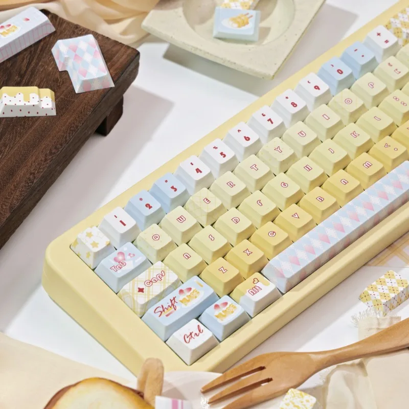 Cheese Sweet Theme Keycaps Set Cherry Profile PBT Sublimation Custom Original Handmade Keycaps for Mechanical Keyboard Gift
Cheese Sweet Theme Keycaps Set Cherry Profile PBT Sublimation Custom Original Handmade Keycaps for Mechanical Keyboard Gift