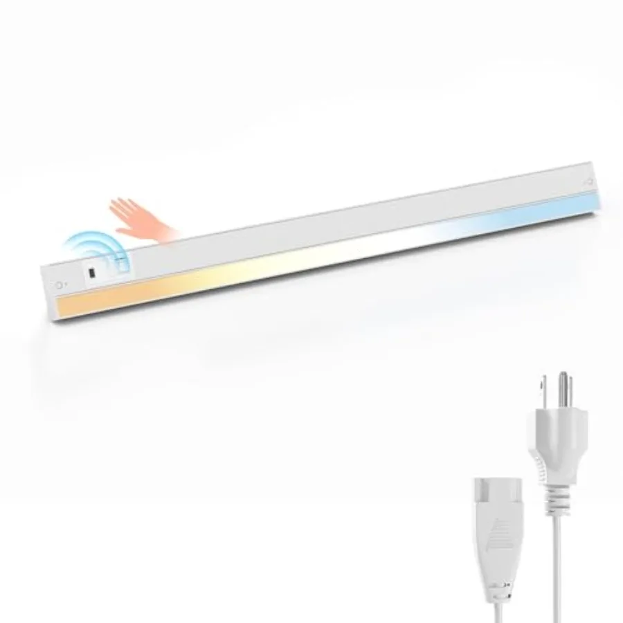 Hand Wave LED Under Cabinet Lighting Plug in or Hardwired with Dimmable 5CCT CRI 90+ 2.4G Wireless Sync, Under Counter Lights f
Hand Wave LED Under Cabinet Lighting Plug in or Hardwired with Dimmable 5CCT CRI 90+ 2.4G Wireless Sync, Under Counter Lights f