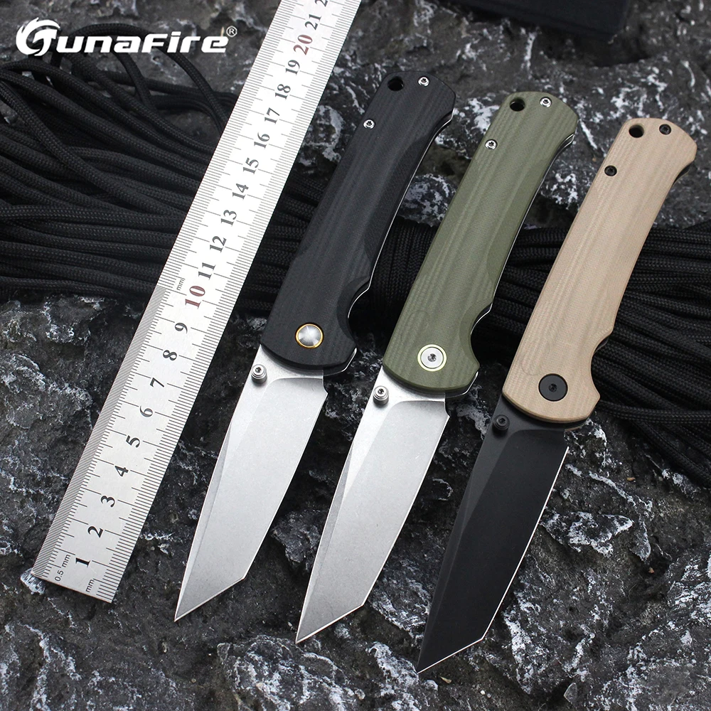  Tunafire 0041 Folding Knives stone washing/blackening 14C28N Steel Pocket Knife Outdoor Camping Hiking Survival Knife
Tunafire 0041 Folding Knives stone washing/blackening 14C28N Steel Pocket Knife Outdoor Camping Hiking Survival Knife 