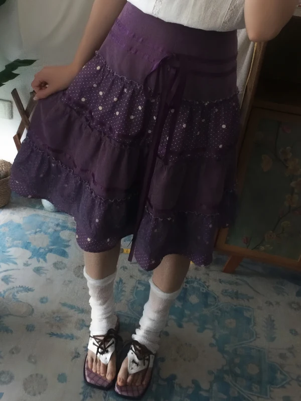 Vintage Purple Half-length Skirt Women's Summer Design Sensation Subculture Splicing Midi Skirt Soft Comfortable Mid-waist El...
Vintage Purple Half-length Skirt Women's Summer Design Sensation Subculture Splicing Midi Skirt Soft Comfortable Mid-waist El...