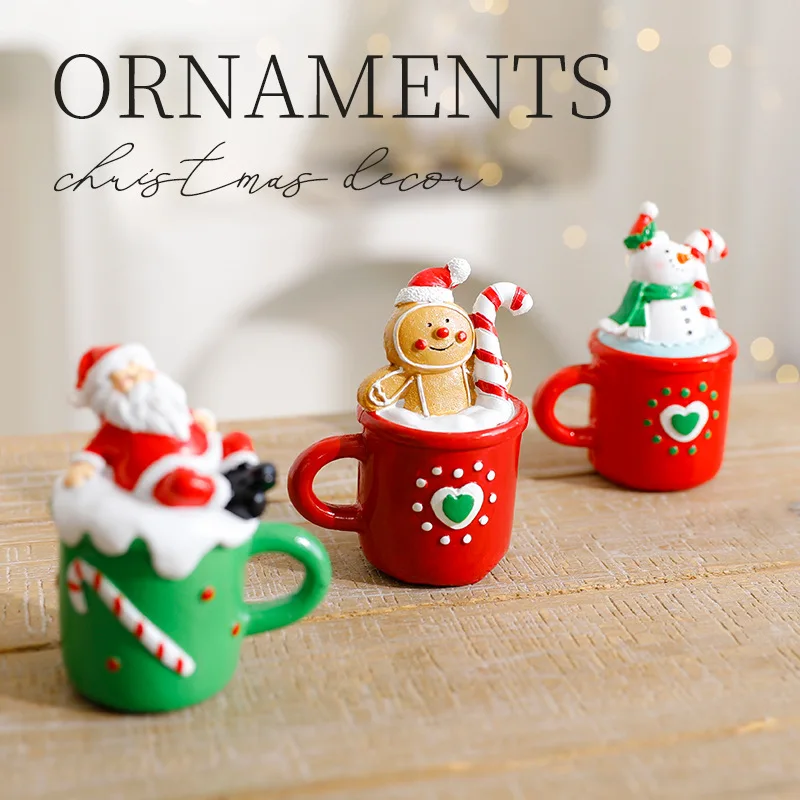 Mini Christmas Tea Cup Resin Ornament - Decorative Figurine for Creative Holiday Scene Arrangement Festive Display
Mini Christmas Tea Cup Resin Ornament - Decorative Figurine for Creative Holiday Scene Arrangement Festive Display