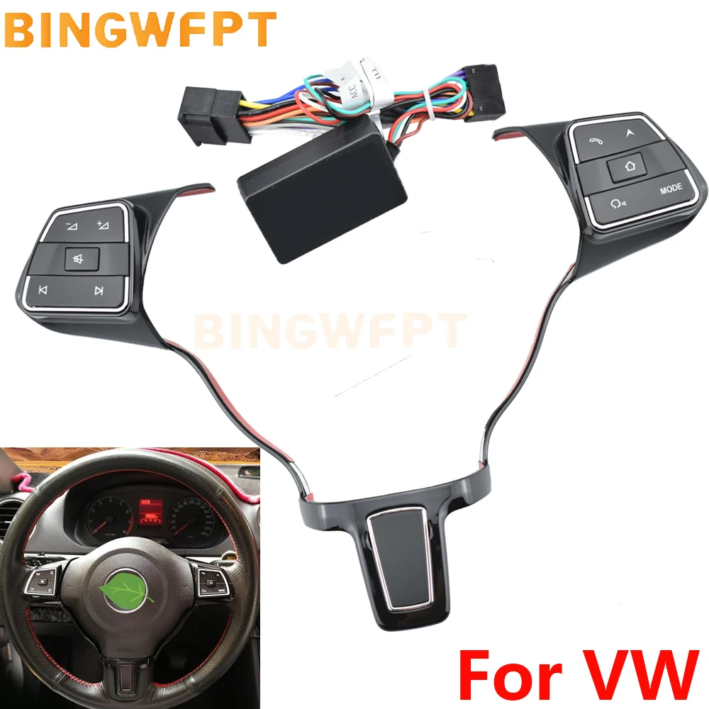 Multifunction Steering Wheel Volume Audio Button Switch For Volkswagen Golf 2010-2012 Jetta 2013-2015 Bora 2011-2015 Auto Part
Multifunction Steering Wheel Volume Audio Button Switch For Volkswagen Golf 2010-2012 Jetta 2013-2015 Bora 2011-2015 Auto Part