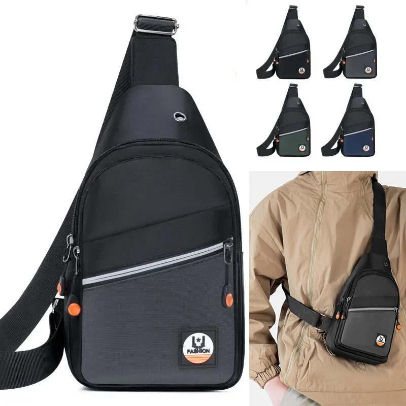 Mens Lightweight Chest Bag Crossbody Backpack with Multi Pocket Design Outdoor Sports Shoulder Bag for Riding
Mens Lightweight Chest Bag Crossbody Backpack with Multi Pocket Design Outdoor Sports Shoulder Bag for Riding