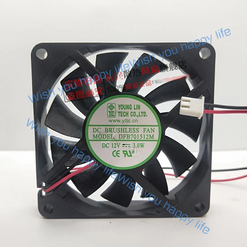 Вентилятор охлаждения корпуса L... for Youny Lin DFB701512M 7015 7CM 12V 3.0W с двойным шарикоподшипником
Вентилятор охлаждения корпуса L... for Youny Lin DFB701512M 7015 7CM 12V 3.0W с двойным шарикоподшипником