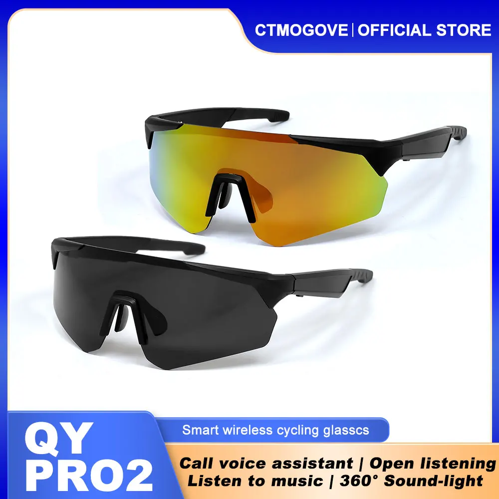 New Outdoor Sports Sunglasses 360° Stereo Sound Headset Bike Eyewear AI Smart Voice Men Women Cycling Glasses
New Outdoor Sports Sunglasses 360° Stereo Sound Headset Bike Eyewear AI Smart Voice Men Women Cycling Glasses
