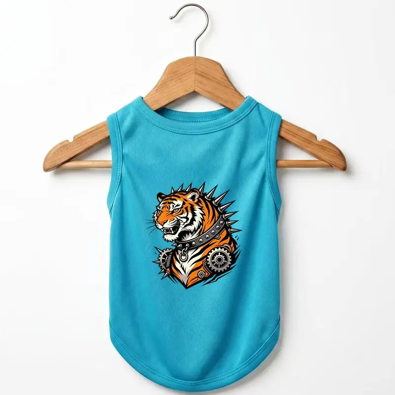 Dog Summer Tank Punk Tiger Print Pet Breathable Cool Trendy
Dog Summer Tank Punk Tiger Print Pet Breathable Cool Trendy