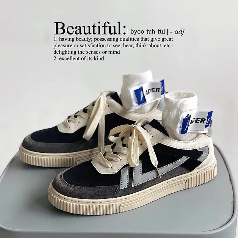 Men's Shoes Trend Skateboarding Shoes Student Leisure Sneakers Shoes Anti slip Flat Shoes Men's Training Shoes For Male Sports
Men's Shoes Trend Skateboarding Shoes Student Leisure Sneakers Shoes Anti slip Flat Shoes Men's Training Shoes For Male Sports