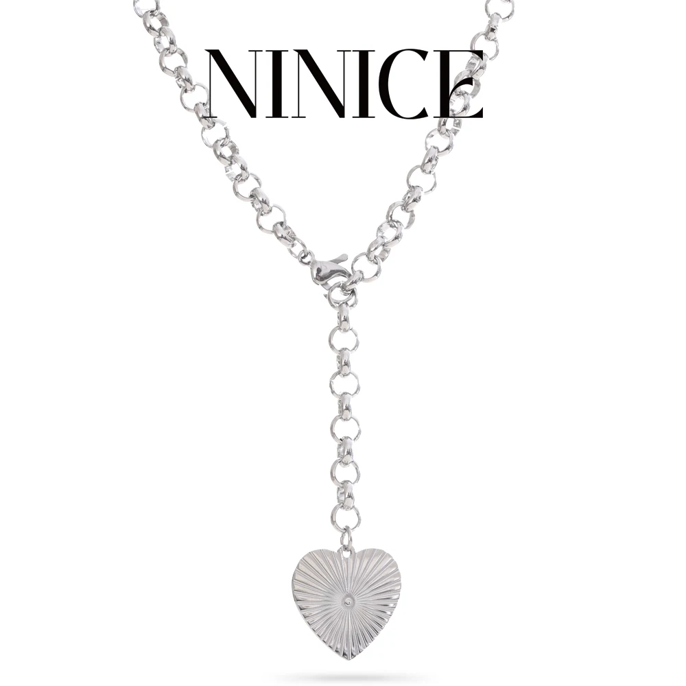 NiNice Necklace Pendant Heart-Shaped Rose Stainless Steel Collar Accessory 18k Plated Classic Fashionable Gift Atmospheric New
NiNice Necklace Pendant Heart-Shaped Rose Stainless Steel Collar Accessory 18k Plated Classic Fashionable Gift Atmospheric New