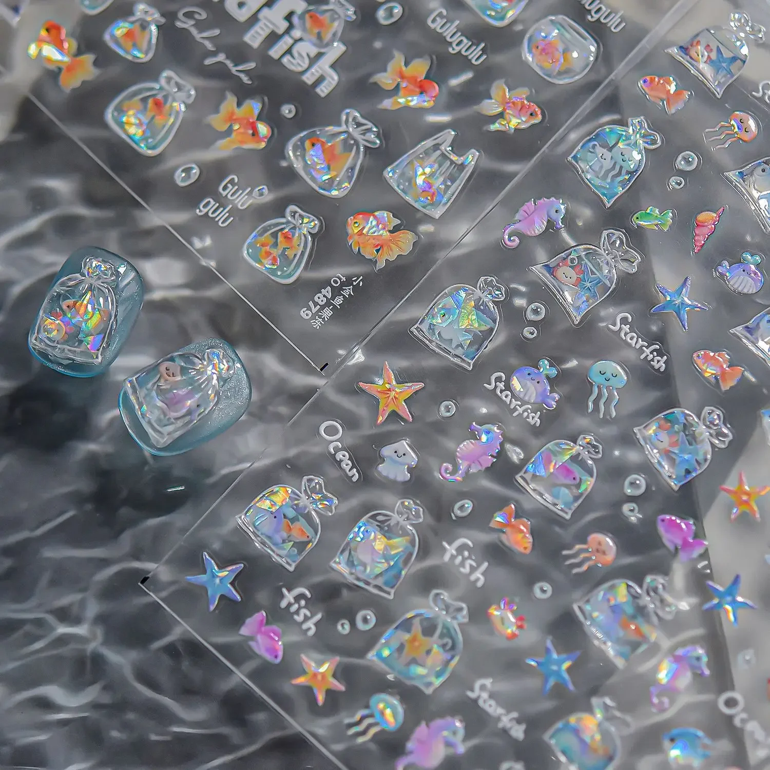1pcs Cute A bag of Starfish Nail Charm Stickers 3D Jelly Ocean Fish Bubble Adhesive Nail Sticker DIY Summer Nail Art Decorations
1pcs Cute A bag of Starfish Nail Charm Stickers 3D Jelly Ocean Fish Bubble Adhesive Nail Sticker DIY Summer Nail Art Decorations