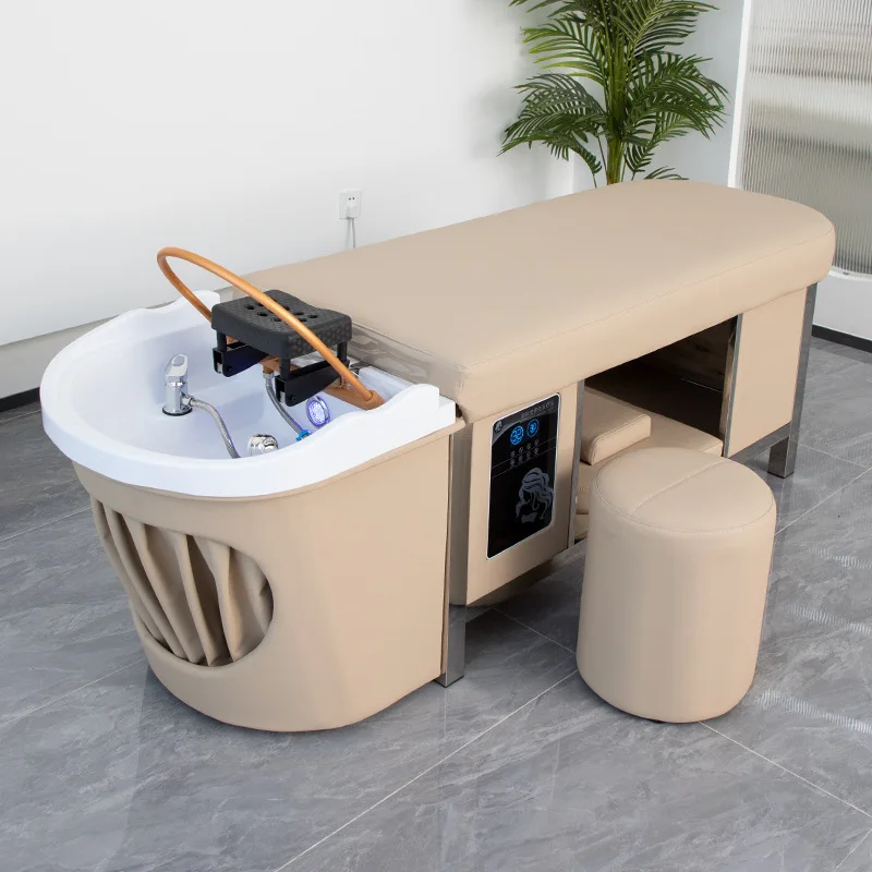 Hair treatment shampoo bed barber shop hair salon special full lying beauty salon fumigation constant temperature water
Hair treatment shampoo bed barber shop hair salon special full lying beauty salon fumigation constant temperature water