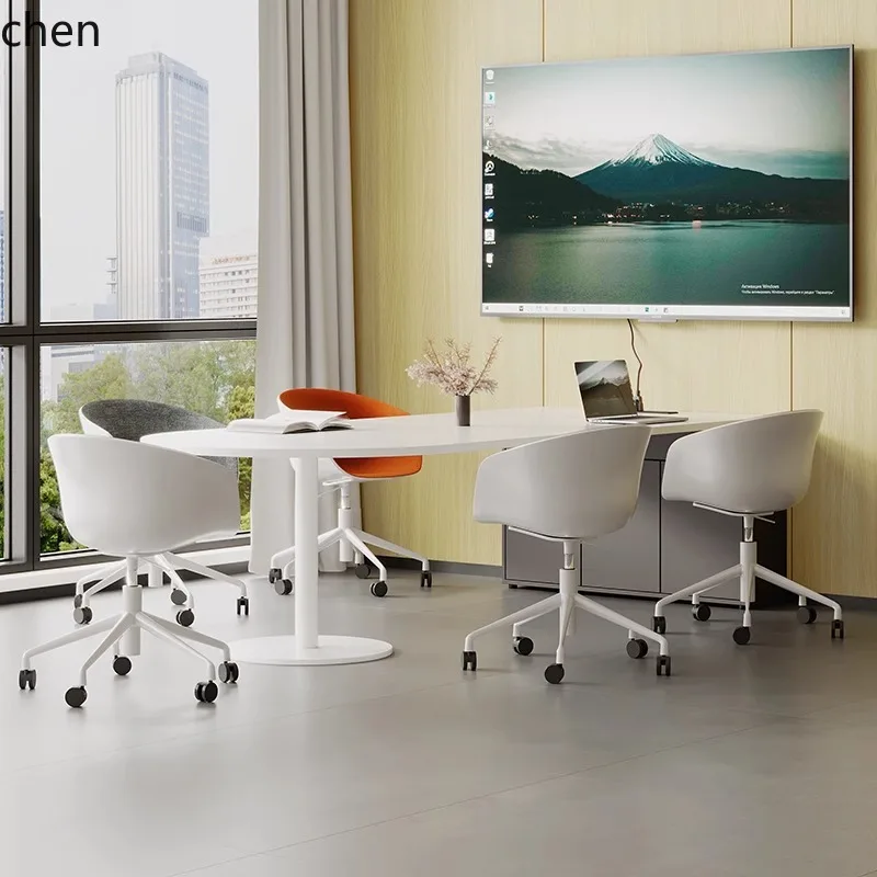 DSAsmall meeting simple modern long table meeting room staff negotiation office table and chair combination
DSAsmall meeting simple modern long table meeting room staff negotiation office table and chair combination