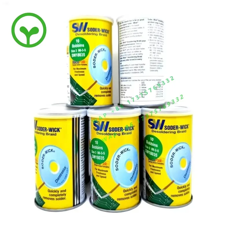 【2026】10pcs/lot Pack Superior Quality Anti-static De-soldering Braid Wick USA SW Original Chemtronics SODER WICK Solder Remove B
【2026】10pcs/lot Pack Superior Quality Anti-static De-soldering Braid Wick USA SW Original Chemtronics SODER WICK Solder Remove B