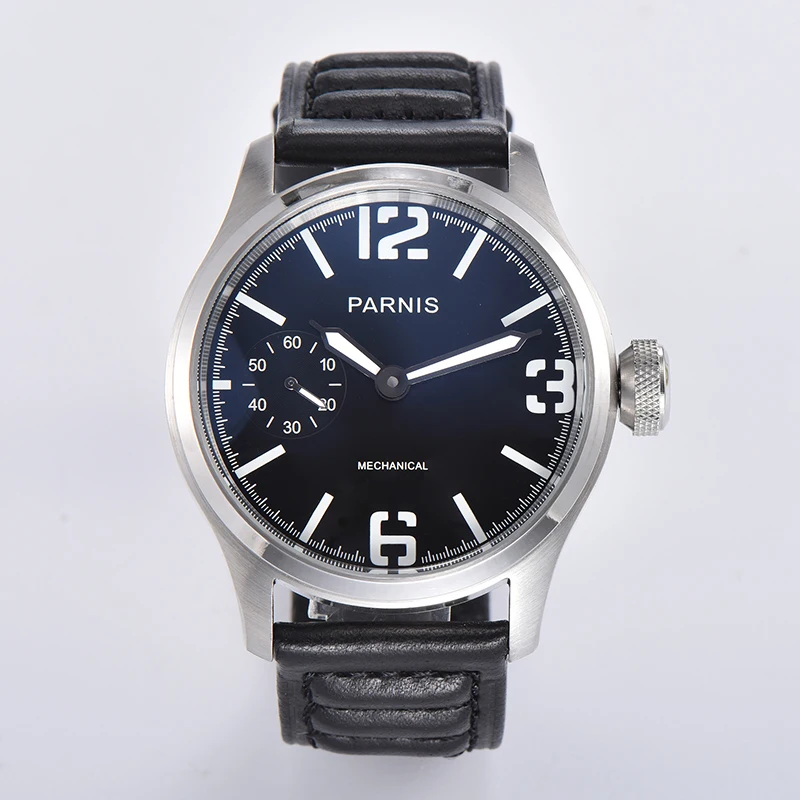 Fashion Parnis 46.5mm Black Dial Mechanical Hand Wind Men Watch Leather Strap Men's Waterproof Wristwatches 2023 Man Gift Clock
Fashion Parnis 46.5mm Black Dial Mechanical Hand Wind Men Watch Leather Strap Men's Waterproof Wristwatches 2023 Man Gift Clock