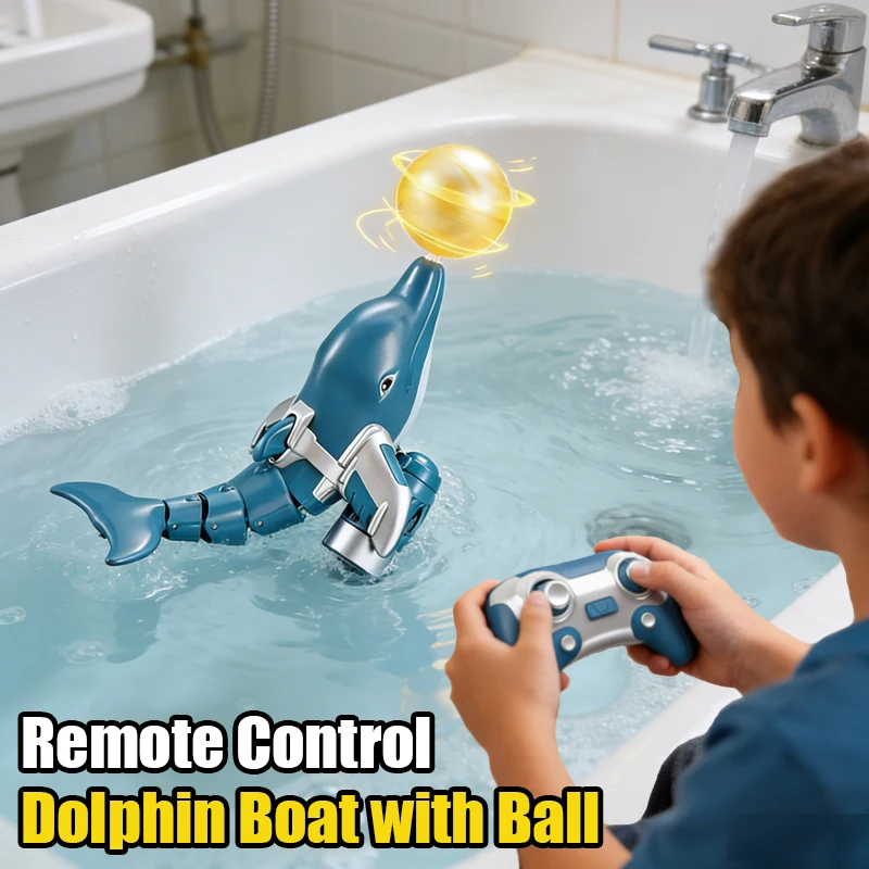 Радиоуправляемый катер-дельфин 2.4G с пультом управления, электрический трюковый катер с двойным пропеллером, модель животного, водная игрушка для мальчиков
Радиоуправляемый катер-дельфин 2.4G с пультом управления, электрический трюковый катер с двойным пропеллером, модель животного, водная игрушка для мальчиков